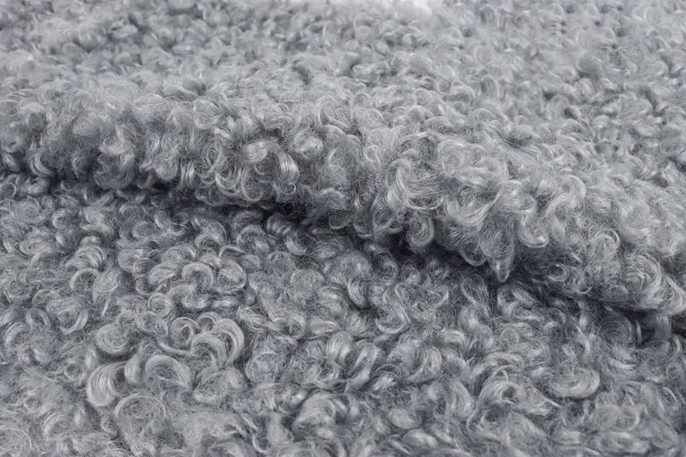 Аметист АЛЯСКА — АЛЯСКА светло-серый (ALASKA silver), фактура мебельной ткани