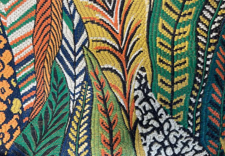 Аметист АМАЗОНИЯ — АМАЗОНИЯ оранжевый (AMAZONIA orange), фактура мебельной ткани