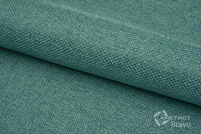 Аметист BRAVO — БРАВО сине-зеленый (BRAVO emerald), фактура мебельной ткани