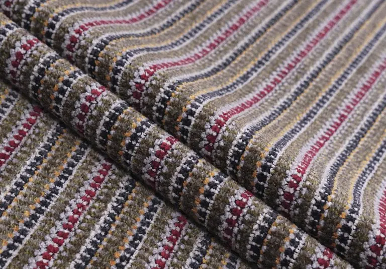 Аметист ЧИЛИ — ЧИЛИ компаньон красный (CHILE comb red), фактура мебельной ткани
