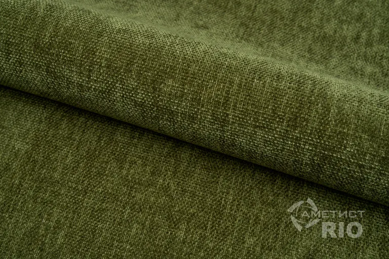 Аметист РИО — РИО тёмно-зелёный (RIO forest), фактура мебельной ткани