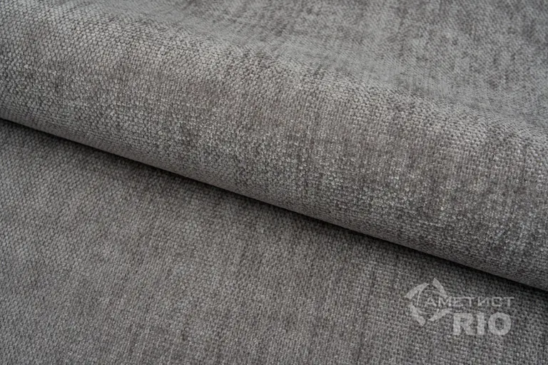 Аметист РИО — РИО серый (RIO grey), фактура мебельной ткани
