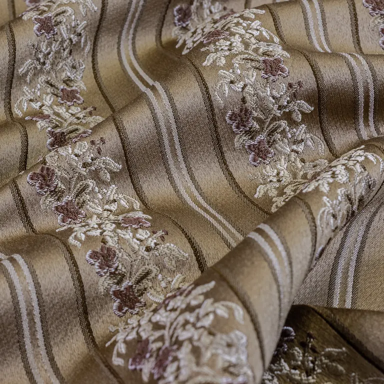VIP-Текстиль Medea — Medea stripe caramel, фактура мебельной ткани